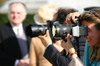 shooting the wedding