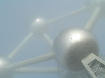 Atomium in the mist