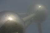 Atomium in the mist