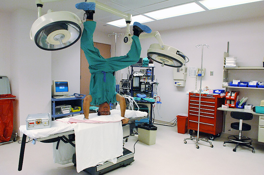 June 12 2005  In the  vaginal bypass surgery  room