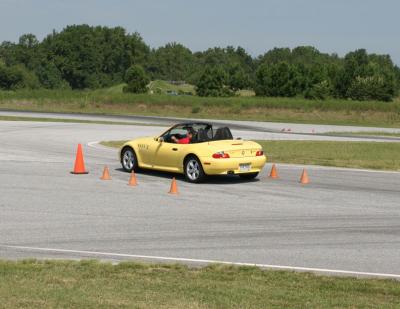 She was the fastest in the last of the 3 events!