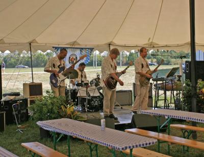 Saturday's band during the day