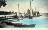 Arnolds Park Boat Landing 1910