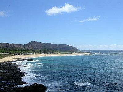 Sandy beach