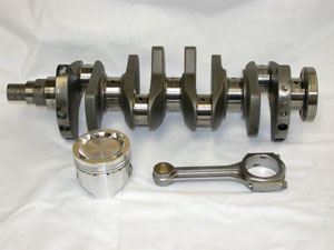 Stroker crank (moldex), Wiseco pistons and Carrillo rods