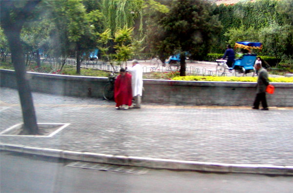 sidewalk barber