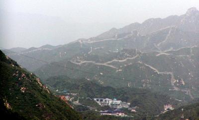 The Great Wall to the north
