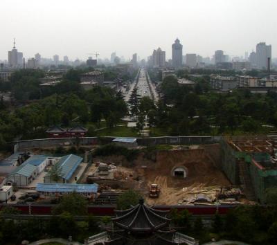 Views of Xi'an from the Wild Goose Pagoda