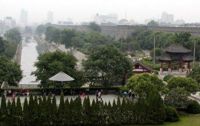 Xi'an city wall & moat