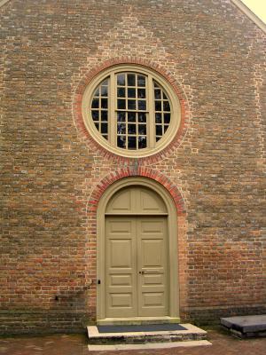 Bruton Parish Church  back entry