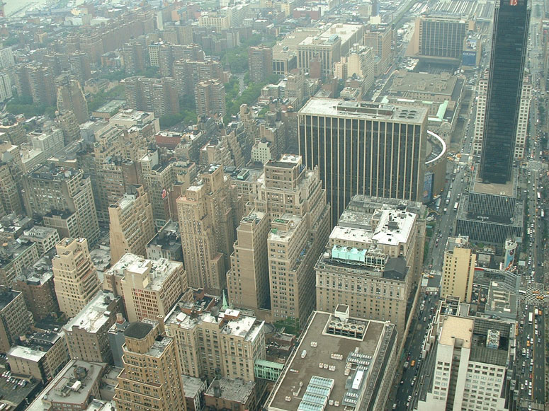 Madison Square Gardens from Empire State