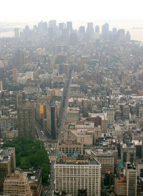 Downtown Manhattan from Empire State