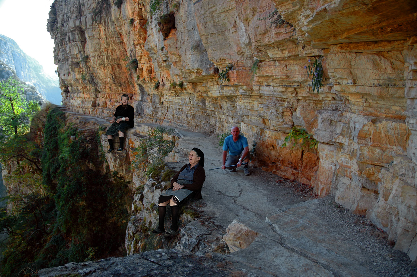The Vikos fairies (Greece)... and me...