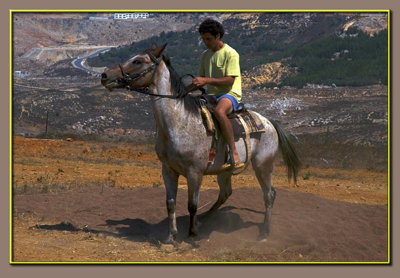 A horseman