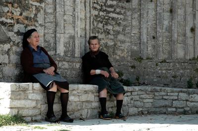 Greek women in Vikos