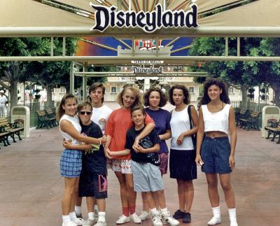 Gang at Disneyland