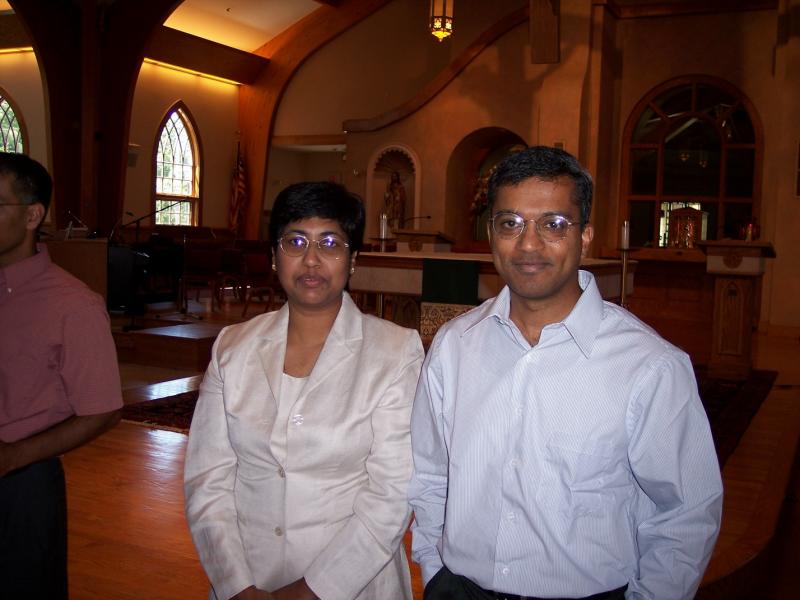Happy godparents