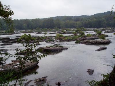 Low waters on the river