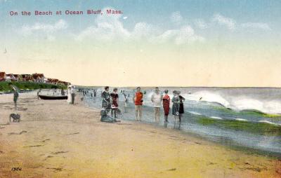 Postmark - 1915 - Pub. Whitman & Wright - Ocean Bluffs, Mass.