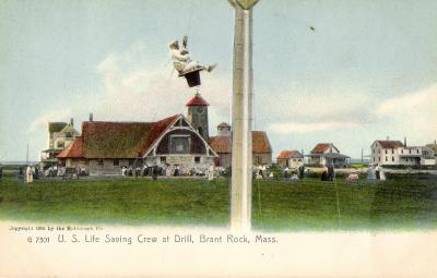 Lifesaving Drill - Postmark 1905