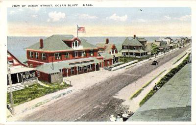 Ocean Street - Ocean Bluff - Postmark 1924