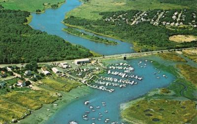 Green Harbor Aerial Postcard
