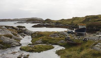 Author/Boatbuilder John MacAulay's access to the sea...