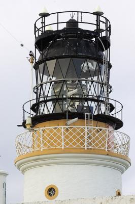 Sumburgh Head Light, automatic now, but a classic 19th century design by Stevenson Engineers
