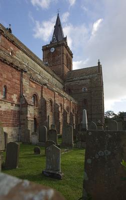 Built in the 14th century, St. Magnus is still Kirkwall's tallest building.