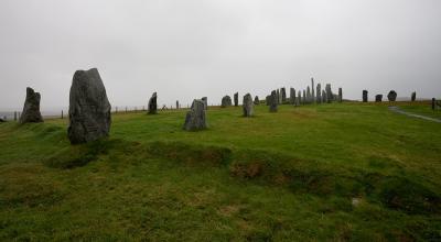 The long 'runway' that differentiates Callanish from Brodgar and Stonehenge