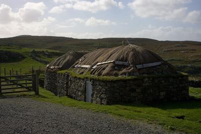 The Gearrannan Black House that I stayed in for two nights during a series of norwesterly gales.