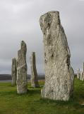 The sides of the stones away from the windswept, horizontal rain stayed dry!
