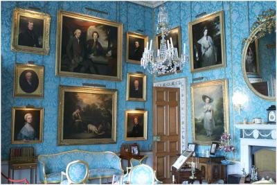 turquoise drawing room