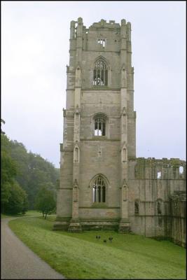 fountains abbey -  main tower