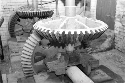 gears linked to the main drive shaft