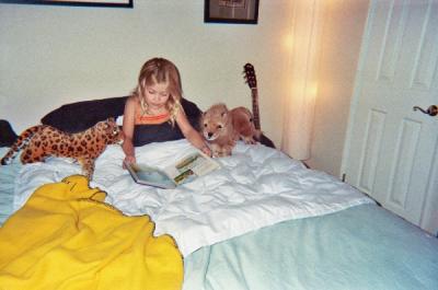 Reading before bed time!