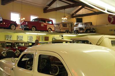 Cars stored everywhere!