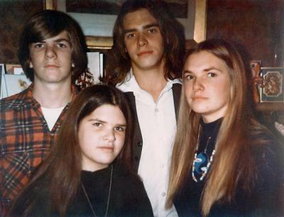 David, Nancy, Dan and Caroline, 1971
