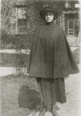 Dads mother, Miriam Wilkes just before departing for France to work in an Army hospital during WWI
