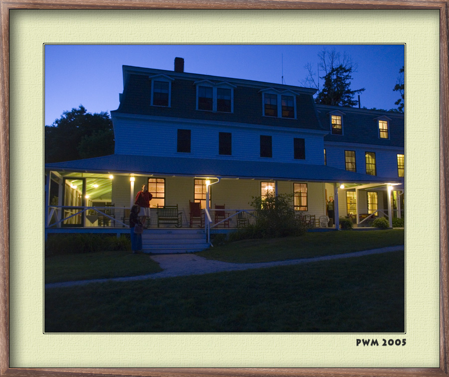 Oakland House at Dusk