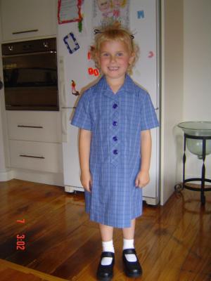 Jessica's first day at school