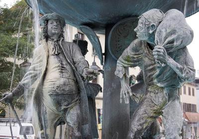 Fountain detail, Ehingen