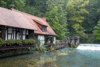 Old smithy on the Blautopf, Blaubeuren