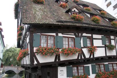 Das Schiefe Haus (Crooked House, 15C), Fischerviertel, Ulm