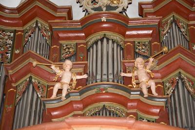 Organ in Stadtkirche, Weikersheim
