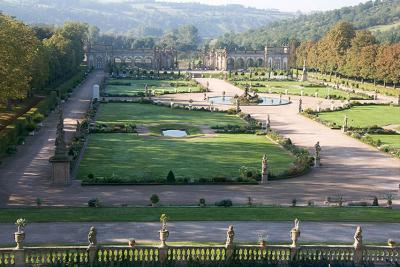 Baroque garden of Schloss Weikersheim