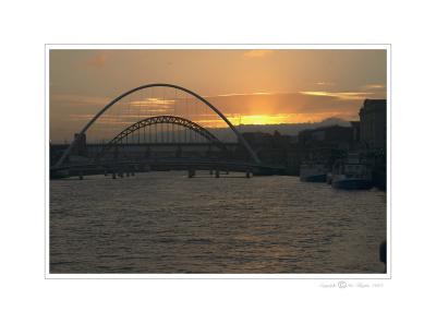 Bridges At Sunset