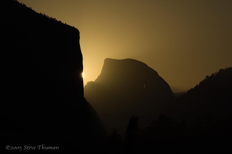 Sunrise Behind El Capitan