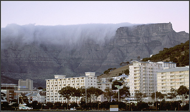 Table Mountain, Morning Cloud 2, Cape Town