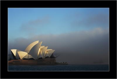Opera House, Morning Fog 1